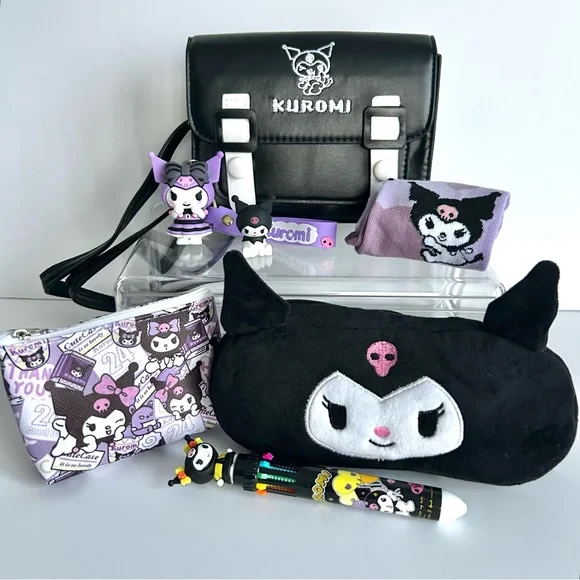 💜(KUR311) Kuromi Adorable 7-Piece Purse Bundle! - Picture 12 of 12